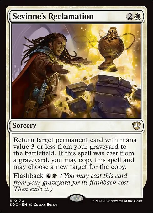 Sevinne's Reclamation - Secrets of Strixhaven Commander