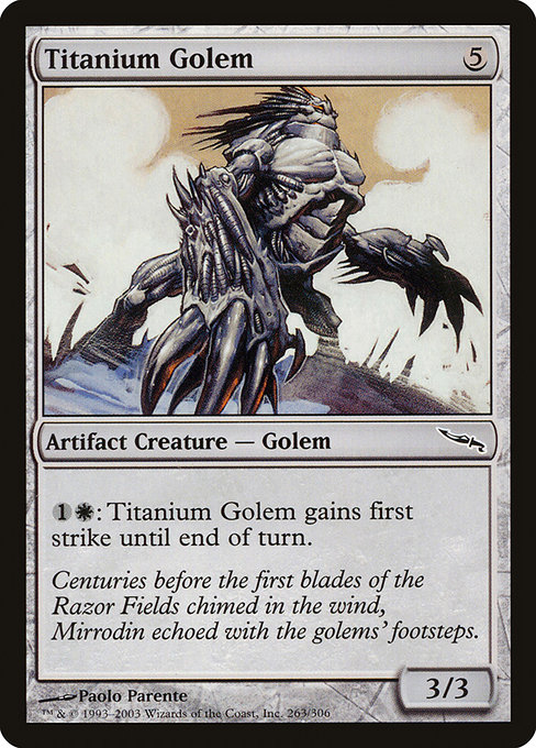 Titanium Golem - Mirrodin