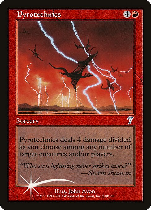 Pyrotechnics - Seventh Edition - Promo Foil