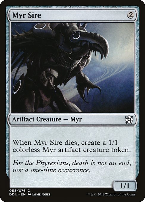 Myr Sire - Duel Decks: Elves vs. Inventors