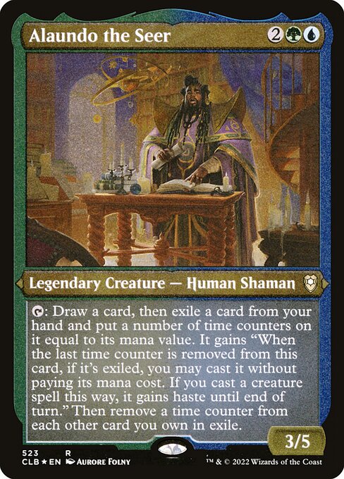 Alaundo the Seer - Commander Legends: Battle for Baldur's Gate - Etched Foil