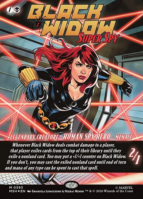 Black Widow, Super Spy - Marvel Super Heroes - Borderless