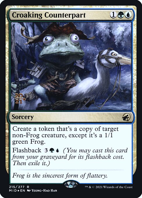 Croaking Counterpart - Innistrad: Midnight Hunt Promos