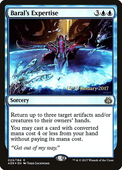 Baral's Expertise - Aether Revolt Promos - Promo Foil