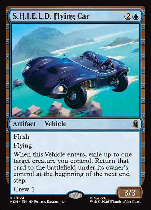 S.H.I.E.L.D. Flying Car - Marvel Super Heroes