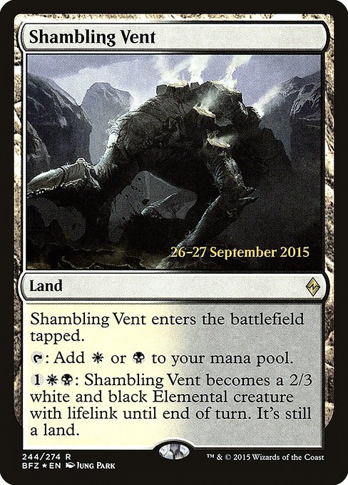 Shambling Vent - Battle for Zendikar Promos - Promo Foil