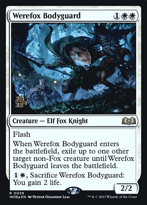 Werefox Bodyguard - Wilds of Eldraine Promos - Promo Foil