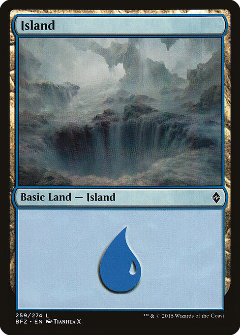 Island - Battle for Zendikar