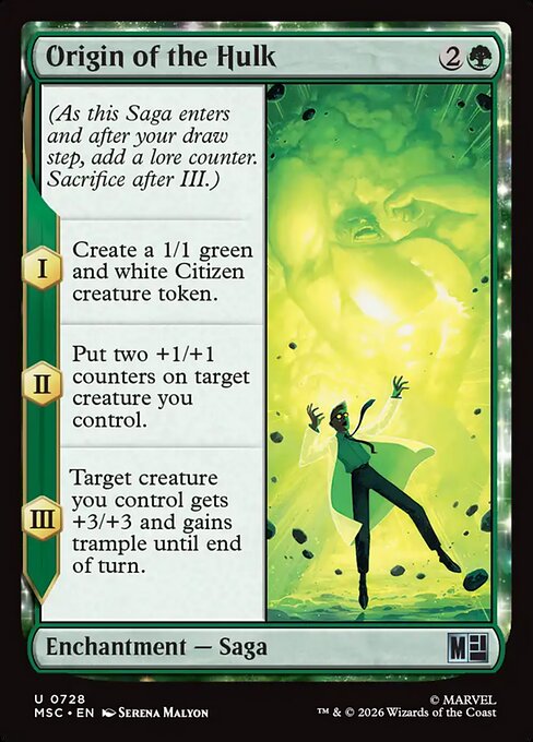 Origin of the Hulk - Marvel Super Heroes Commander