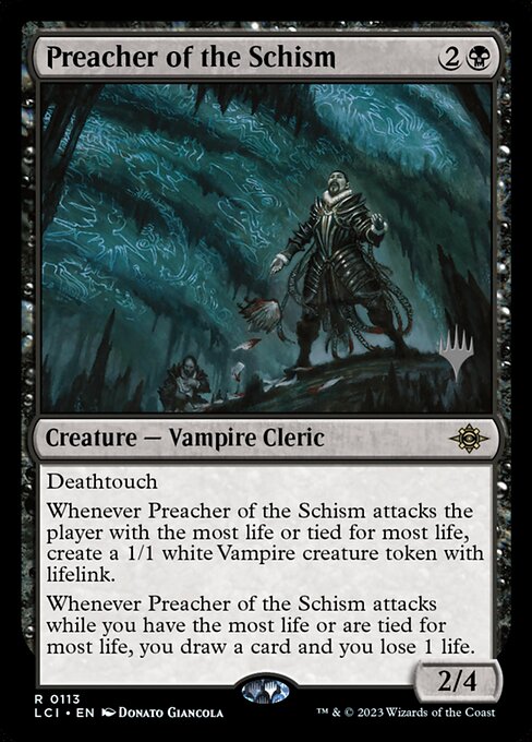 Preacher of the Schism - The Lost Caverns of Ixalan Promos