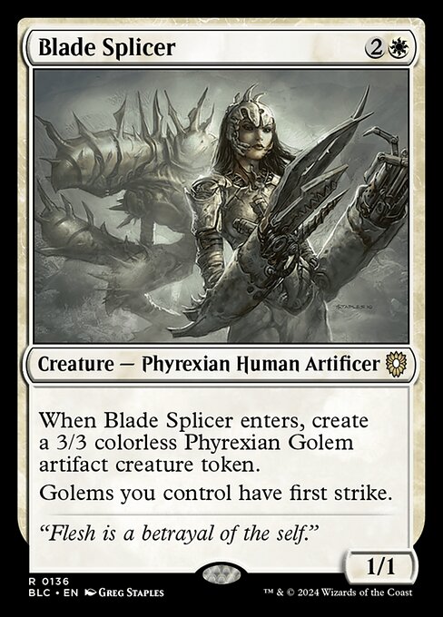 Blade Splicer - Bloomburrow Commander