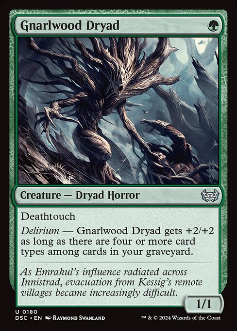 Gnarlwood Dryad - Duskmourn: House of Horror Commander