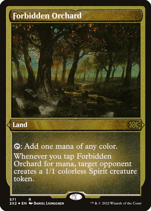 Forbidden Orchard - Double Masters 2022 - Etched Foil