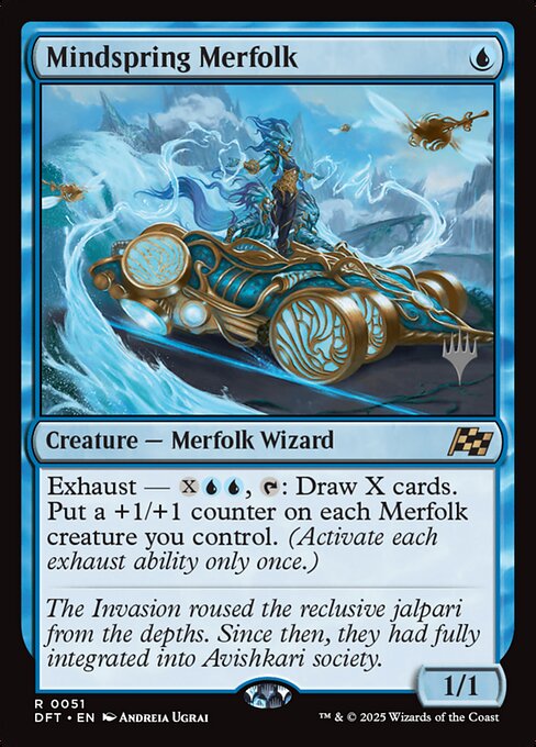 Mindspring Merfolk - Aetherdrift Promos