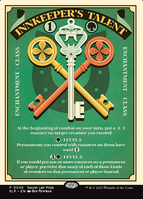 Innkeeper's Talent - Secret Lair Promo - Borderless