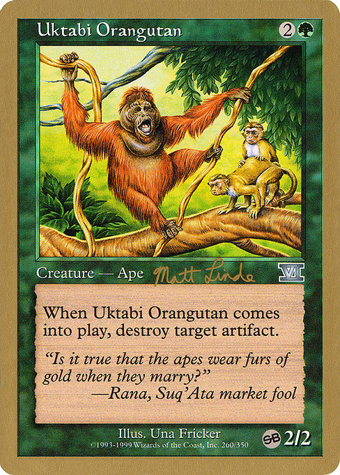 Uktabi Orangutan - World Championship Decks 1999