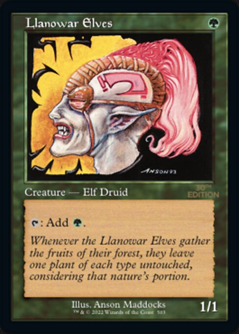 Llanowar Elves - 30th Anniversary Edition - Retro