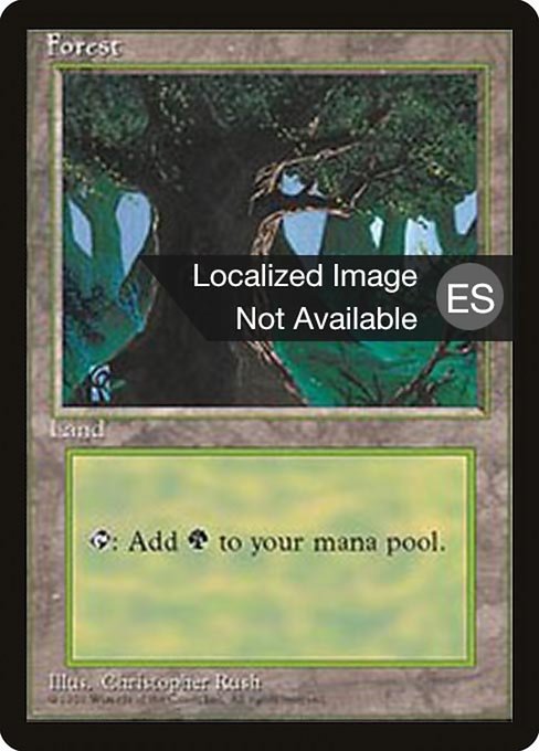 Bosque (Forest) - Fourth Edition Foreign Black Border