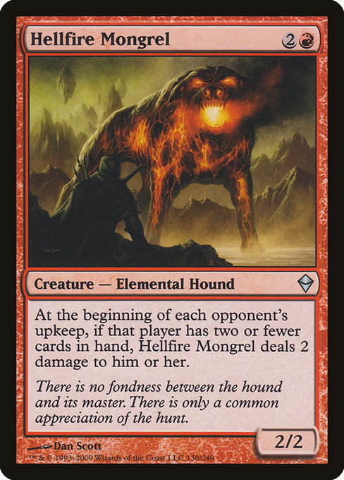 Hellfire Mongrel - Zendikar