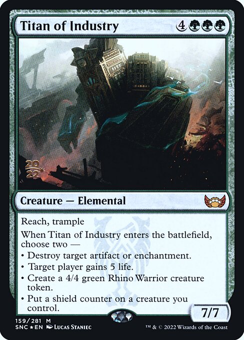 Titan of Industry - Streets of New Capenna Promos - Promo Foil