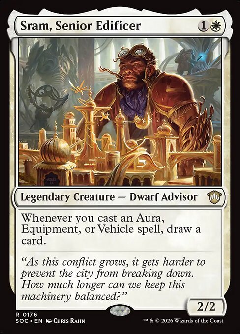 Sram, Senior Edificer - Secrets of Strixhaven Commander