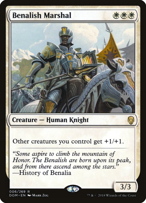 Benalish Marshal - Dominaria Promos