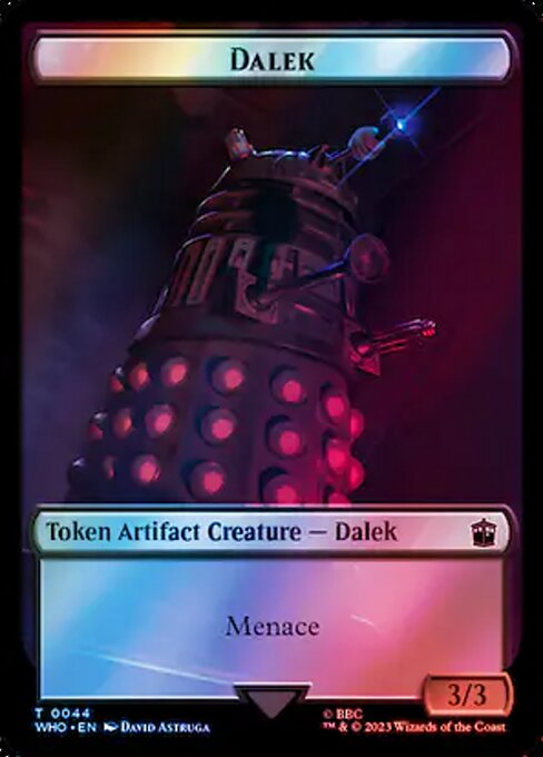 Dalek - Doctor Who Tokens - Surge Foil