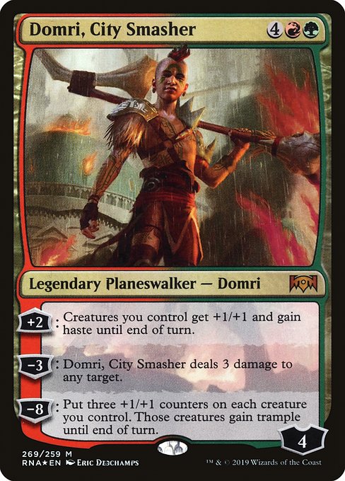 Domri, City Smasher - Ravnica Allegiance - Promo Foil