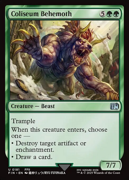 Coliseum Behemoth - Final Fantasy