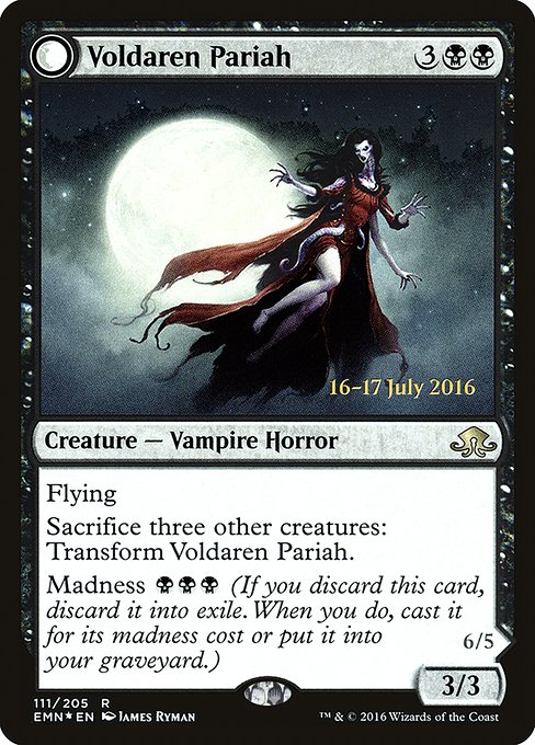 Voldaren Pariah // Abolisher of Bloodlines - Eldritch Moon Promos - Promo Foil