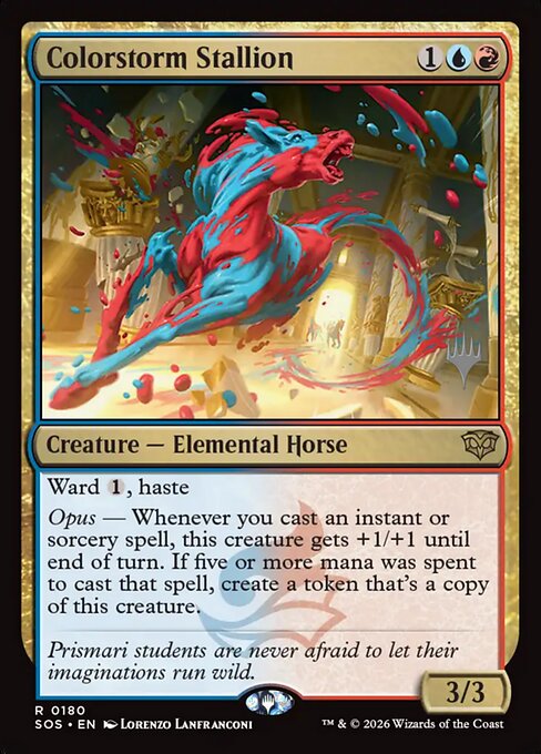 Colorstorm Stallion - Secrets of Strixhaven Promos