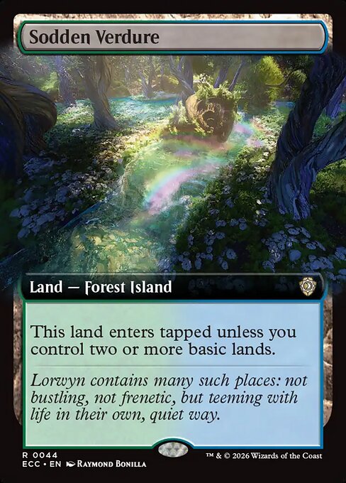 Sodden Verdure - Lorwyn Eclipsed Commander - Extended Art