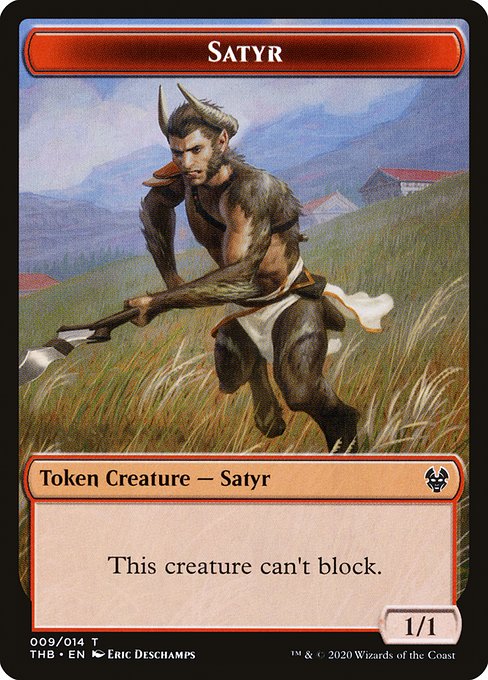 Satyr - Theros Beyond Death Tokens