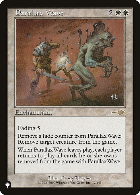 Parallax Wave - The List