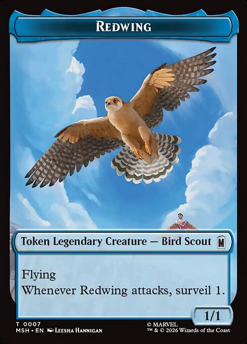 Redwing - Marvel Super Heroes Tokens