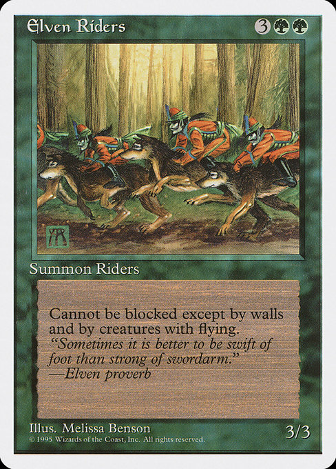 Elven Riders - Fourth Edition