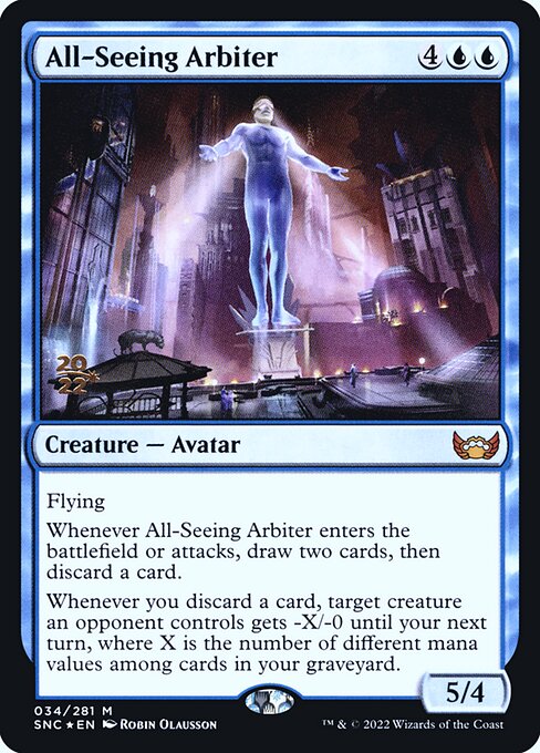 All-Seeing Arbiter - Streets of New Capenna Promos - Promo Foil