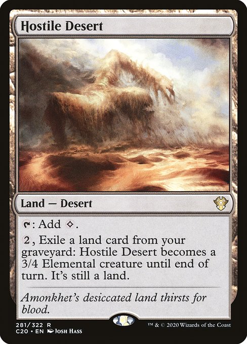 Hostile Desert - Commander 2020