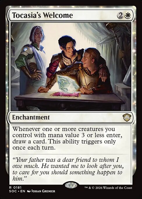 Tocasia's Welcome - Secrets of Strixhaven Commander