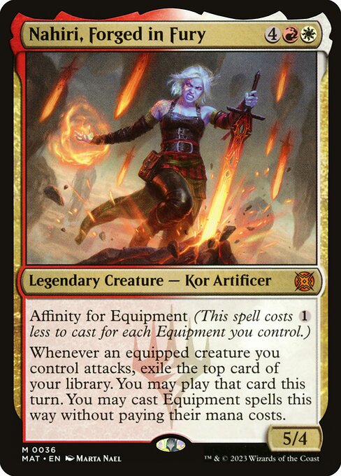 Nahiri, Forged in Fury - March of the Machine: The Aftermath