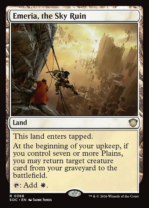Emeria, the Sky Ruin - Secrets of Strixhaven Commander