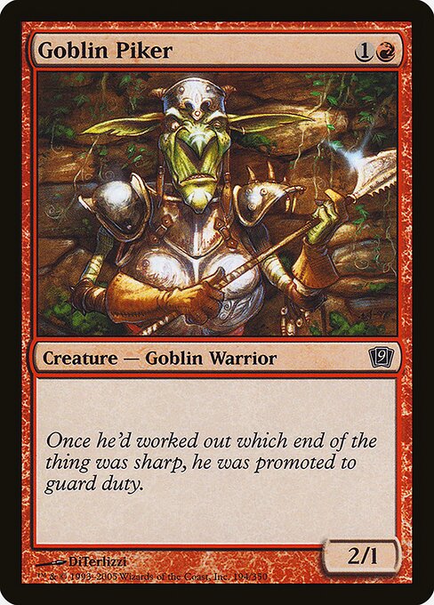 Goblin Piker - Ninth Edition - Promo Foil