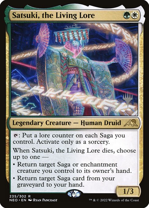 Satsuki, the Living Lore - Kamigawa: Neon Dynasty Promos