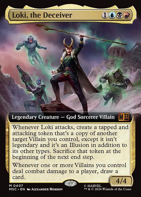 Loki, the Deceiver - Marvel Super Heroes Commander - Extended Art