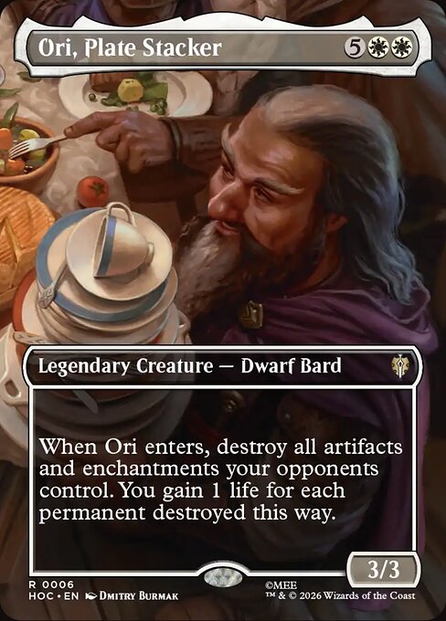 Ori, Plate Stacker - The Hobbit Eternal