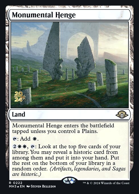 Monumental Henge - Modern Horizons 3 Promos - Promo Foil