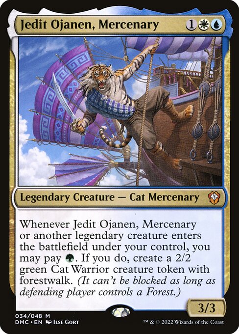 Jedit Ojanen, Mercenary - Dominaria United Commander