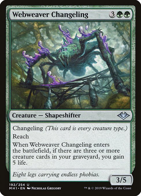 Webweaver Changeling - Modern Horizons