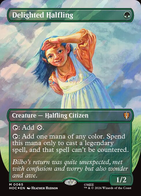 Delighted Halfling - The Hobbit Commander