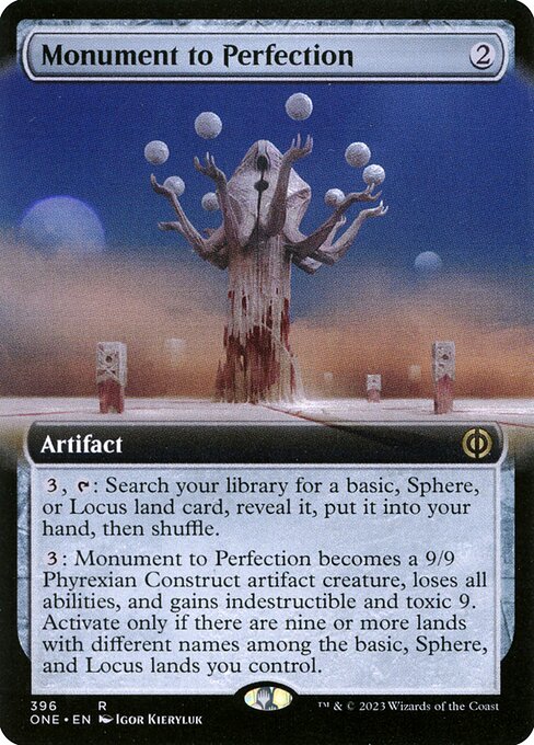 Monument to Perfection - Phyrexia: All Will Be One - Extended Art